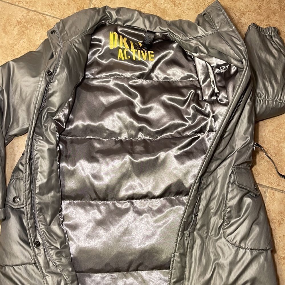 DNKY silver down jacket  - Picture 6 of 8